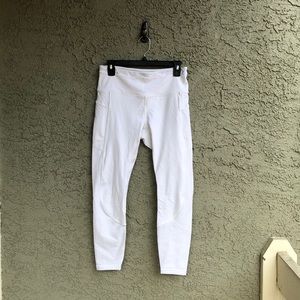 Lululemon white Leggings with Pockets, 8